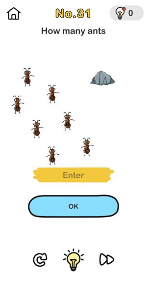 Poziom 30 Ile tu jest mrówek?